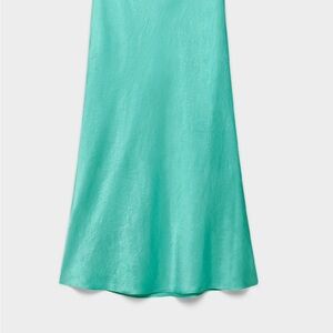 Babaton Slip Satin Maxi Skirt